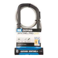 Oxford Sentinel Pro Duo U-Lock 320mm X 177mm + Cable