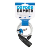 Oxford Bumper Cable Lock 6mm X 600mm - Clear