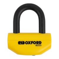 Oxford Boss46 16mm Padlock - Yellow (Unpackaged)