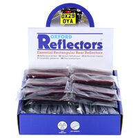 OXFORD REFLECTORS RED RECTANGULAR BOX (50PCS)