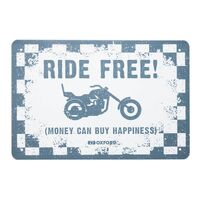 Oxford Garage Metal Sign: "Ride Free"