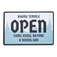 Oxford Garage Metal Sign: "Temple"