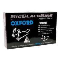 OXFORD BIG BLACK BIKE FRONT PADDOCK STAND