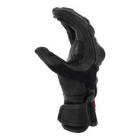 RICHA BLAST LEATHER SUMMER GLOVE BLK MED /8