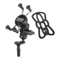 Ram X-Grip Phone Holder with Motorcycle Fork Stem Base