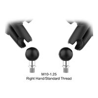 Ram Left & Right Tough-Mirror Kit with Standard Arms + M10 X 1.25 Bases