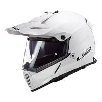LS2 MX436 Pioneer Evo Helmet - White