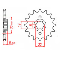 MTX 1336 Steel Front Sprocket #520 (10-KN5)