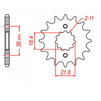 MTX 280 Steel Front Sprocket #520 (10-KW3)