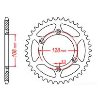 MTX 797 Steel Rear Sprocket #428 (11-08G)