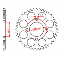 MTX 333 Steel Rear Sprocket #630 (11-405)