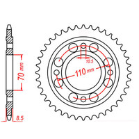 MTX 247 Steel Rear Sprocket #520 (11-443)