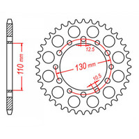 MTX 1486 Steel Rear Sprocket #520 (11-K32)