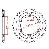 MTX 897 Steel Rear Sprocket #520 (11-KM1)