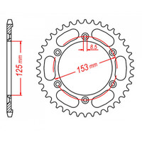MTX 1258 Steel Rear Sprocket #428 (11-KRH)