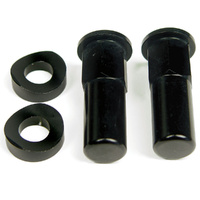 X-TECH Black Rim Lock Nuts And Spacers