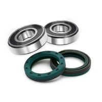 SKF Wheel Service Kit - Premium OEM Replacement Seals + Bearings, Fits OEM Spacers - 2x Brg 2x Seal (10)