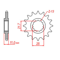 MTX 1595 Steel Front Sprocket #520 (16T) (10-595-16)