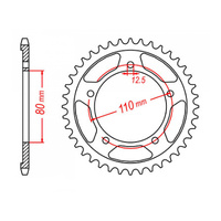MTX 2010 Steel Rear Sprocket #530 (40T) (11-TR1-40)