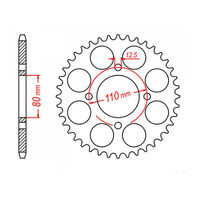 MTX 333 Steel Rear Sprocket #630 (41T) (11-405-41)
