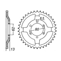 MTX 1869 Steel Rear Sprocket #428 (45T) (11-1KH-45)