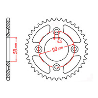 MTX 1213 Steel Rear Sprocket #420 (41T) (11-GEL-41)