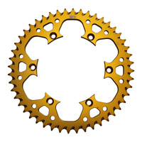 MTX 460 Zero Aluminium Rear Sprocket #520 - Gold (52T) (11A-110-52GLD)
