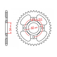 MTX 835 Steel Rear Sprocket #428 (44T) (11-5H0-44)