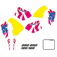 TECNOSEL DECALS REPLICA SUZUKI 92 RM 125 250 89-92