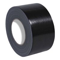 WHITES TAPE DUCT BLACK 48mm (30M ROLL)
