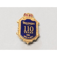 Triumph Motorcycles 110 Years Pin