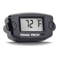 Trail Tech TTO Temperature Meter 19mm Hose - Black