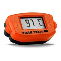 Trail Tech TTO Temperature Meter 16mm Hose - Orange