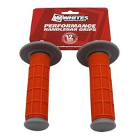 Whites Grip MX Half Waffle - Grey / Orange