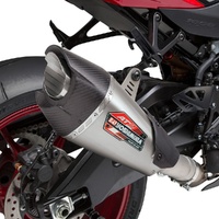 Yoshimura GSX-R1000 17-25 AT2 Stainless Slip-On Exhaust, w/ Stainless Muffler