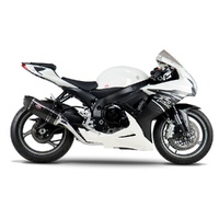 Yoshimura GSX-R600/750 11-24 Race R-77 Stainless Full Exhaust, w/ Carbon Fiber Muffler