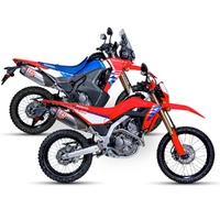 Yoshimura Honda CRF300L/Rally Race Series RS-12 Stainless Full Exhaust, w/ Stainless Muffler