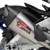 Yoshimura MT-10 22-25 AT2 Stainless Slip-On Exhaust, w/ Stainless Muffler