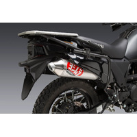 Yoshimura KLR650 2022-24 Race RS-2 Stainless Slip-On Exhaust, w/ Stainless Muffler