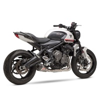 Yoshimura TRIDENT 21-23 / 22 TIGER SPORT 660 Race AT2 Stainless Full Exhaust, w/ Stainless Muffler