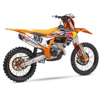 Yoshimura KTM 450SX-F FE 22-24 / Husqv FC450 RE 22-24 RS-12 Stainless Full Exhaust, w/  Stainless Muffler