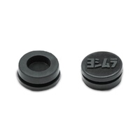 Yoshimura Rubber Grommet With Logo To Cover End-Cap Insert Hole For Most Mufflers