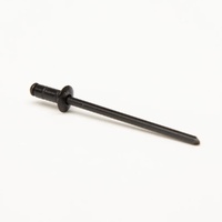 Yoshimura Aluminium Black Rivet For Muffler Name Badge 1/8 in. (sold each)