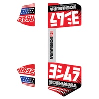 Yoshimura RS-12 Four Piece Replacement Decal Set - Red