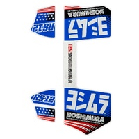 Yoshimura RS-12 OE Branded Four Piece Decal Set - Blue