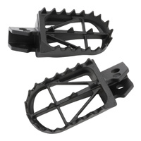 Zeta Wide Chromoly Mid Foot Pegs - Honda CRF230