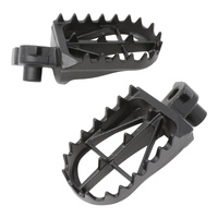 Zeta Wide Chromoly Mid Foot Pegs - Husqvarna TC / TE / SMR / WR / CR 125-510