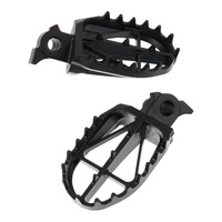 Zeta Wide Chromoly Ultra-Wide Foot Pegs - Yamaha YZ125 / YZ250 ('99-) / YZ250F /