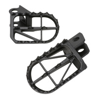Zeta Wide Chromoly Ultra-Wide Foot Pegs - Honda CRF250R / CRF450R ('02-) / CRF15
