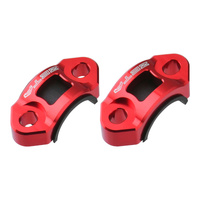 Zeta Rotating Bar Clamp Brake & Clutch Set - Red